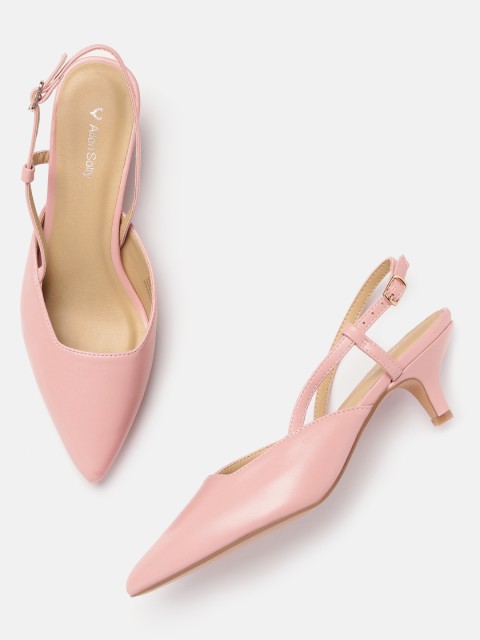 

Allen Solly Women Pink Solid Pumps