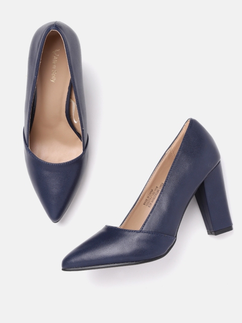 

Allen Solly Women Navy Blue Solid Formal Pumps