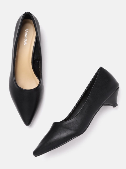 

Allen Solly Women Black Solid Formal Pumps