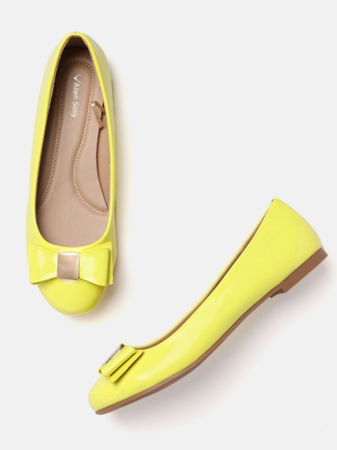

Allen Solly Women Yellow Solid Ballerinas