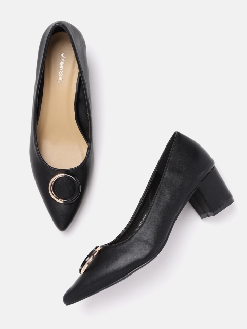

Allen Solly Women Black Solid Pumps