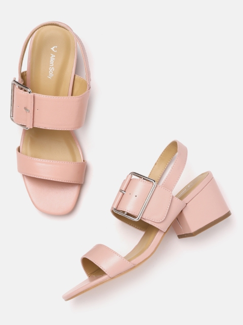 

Allen Solly Women Pink Solid Heels