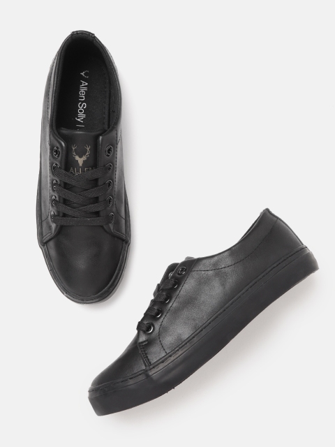 

Allen Solly Women Black Solid Sneakers