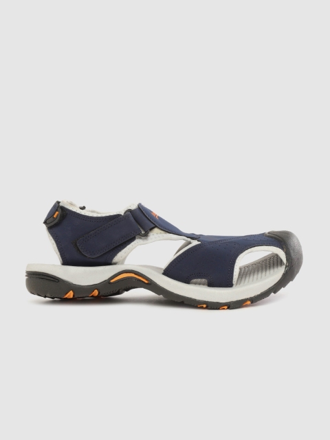 

Roadster Men Navy Blue & Grey Sport Sandals