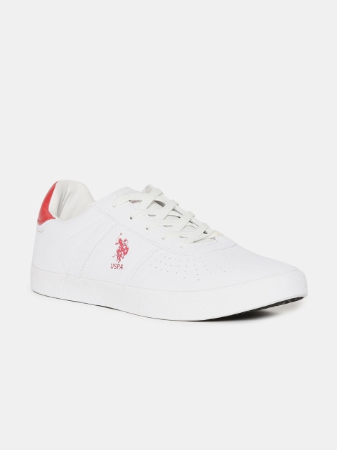 

U.S. Polo Assn. Men Off-White Sneakers