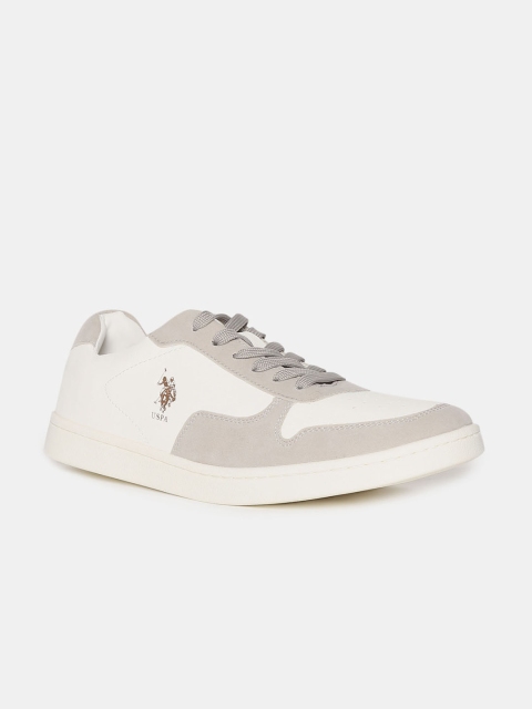 

U.S. Polo Assn. Men Off-White Sneakers