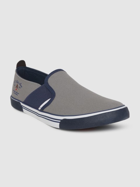 

U.S. Polo Assn. Men Grey Slip-On Sneakers