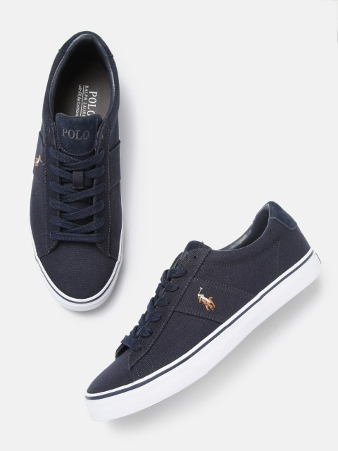 

Polo Ralph Lauren Women Navy Blue Sayer Canvas Sneaker