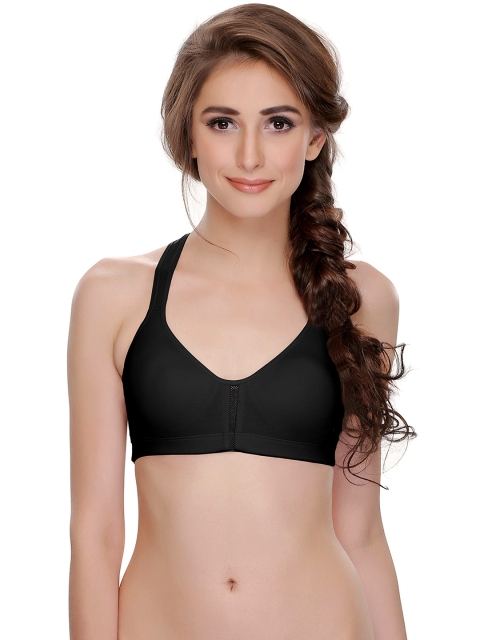 

Clovia Black Sports Bra BR0371P1330