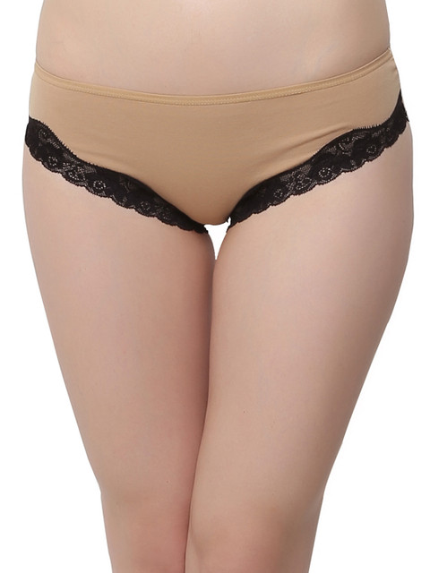 

Clovia Brown Hipster Briefs PN0421P24