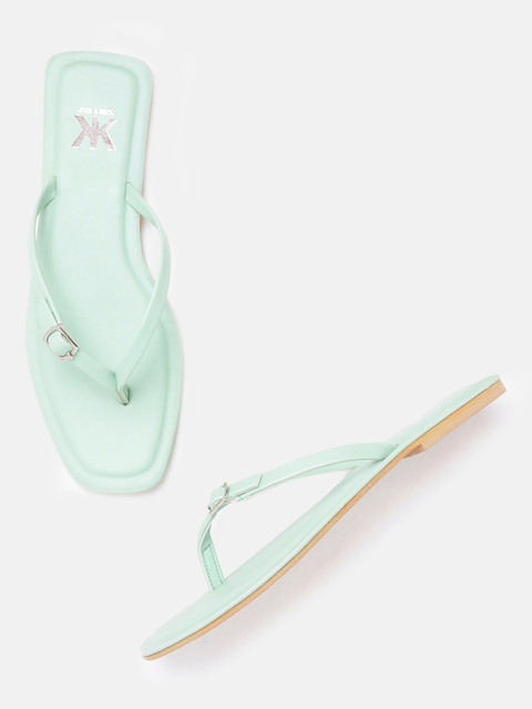 

Kook N Keech Women Sea Green Solid Open Toe Flats