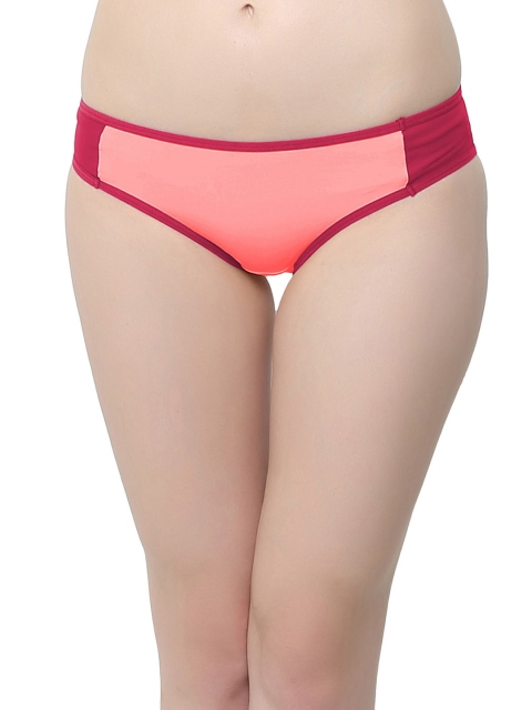 

Clovia Orange & Maroon Briefs PN0430P22