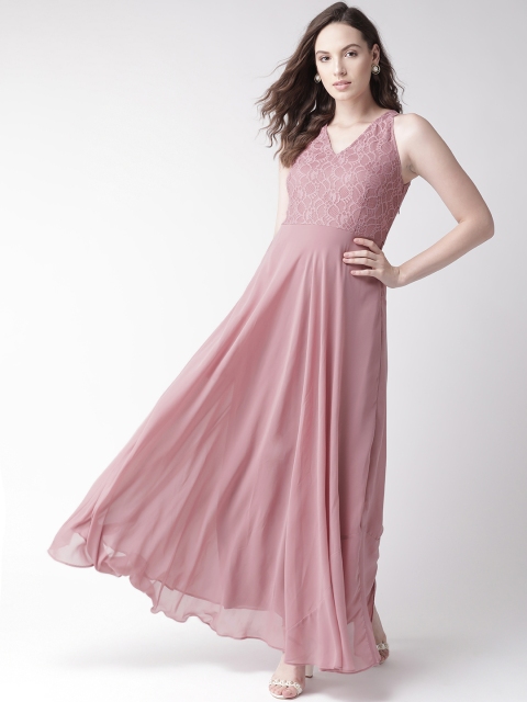 

20Dresses Women Pink Solid Maxi Dress