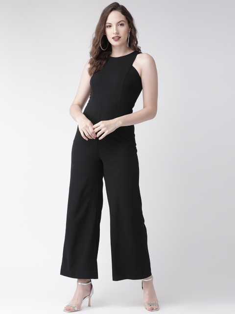 

20Dresses Women Black Solid Basic Jumpsuit