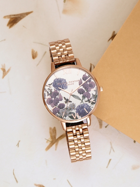 

OLIVIA BURTON LONDON Women Off-White Analogue Watch OB16EX146w