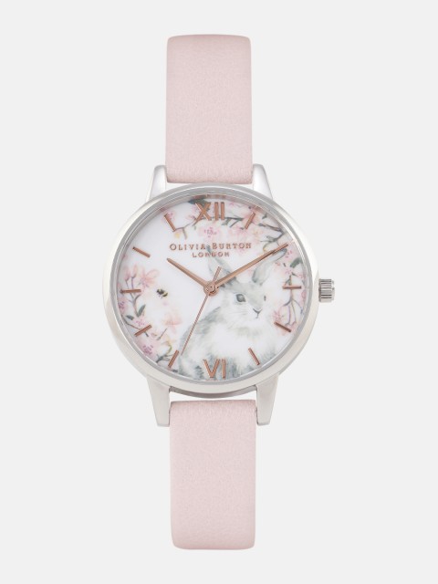 

OLIVIA BURTON LONDON Women White Leather Analogue Watch OB16WL73w