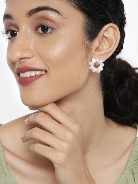 

Ayesha Women Set of Six Assorted Party Earrings, Gold