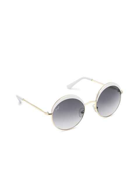 

Floyd Unisex Grey Round Sunglasses With UV Protected Lens Z2803_WHT