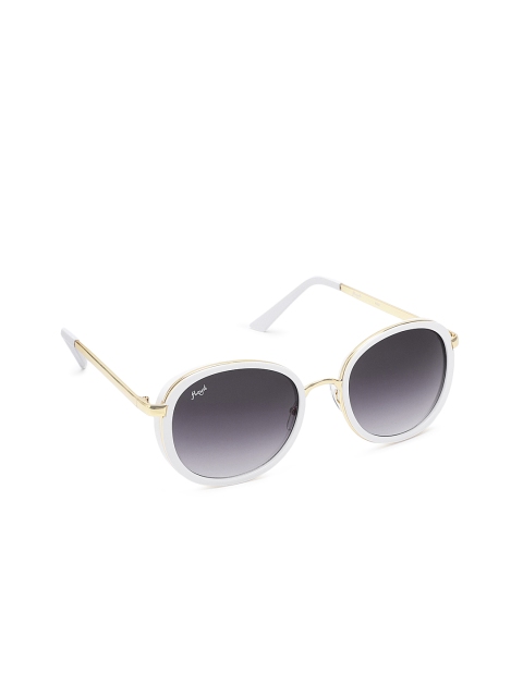 

Floyd Unisex Grey Round Sunglasses With UV Protected Lens Z4807_WHT