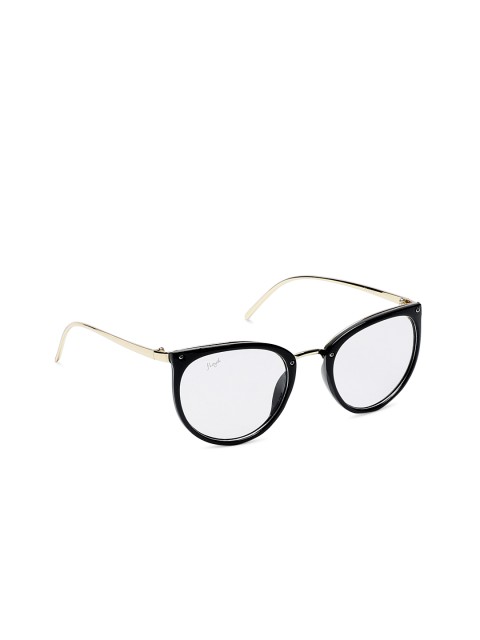 

Floyd Unisex Transparent Round Sunglasses With UV Protected Lens Z2015_BLK
