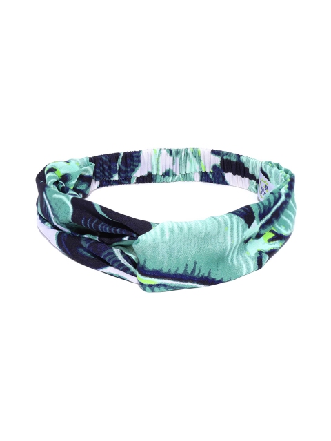 

Blueberry Green & Navy Printed Hairband