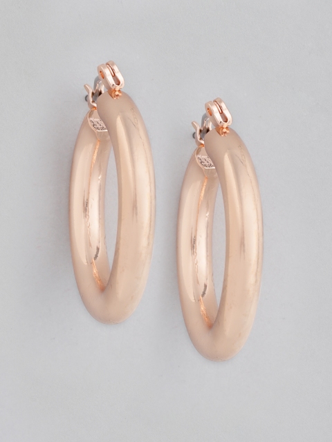

Accessorize Rose Gold-Toned Circular Hoop Earrings