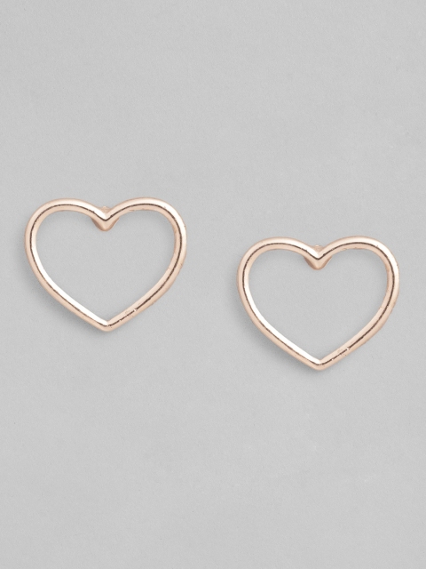 

Accessorize Rose Gold Heart Shaped Studs