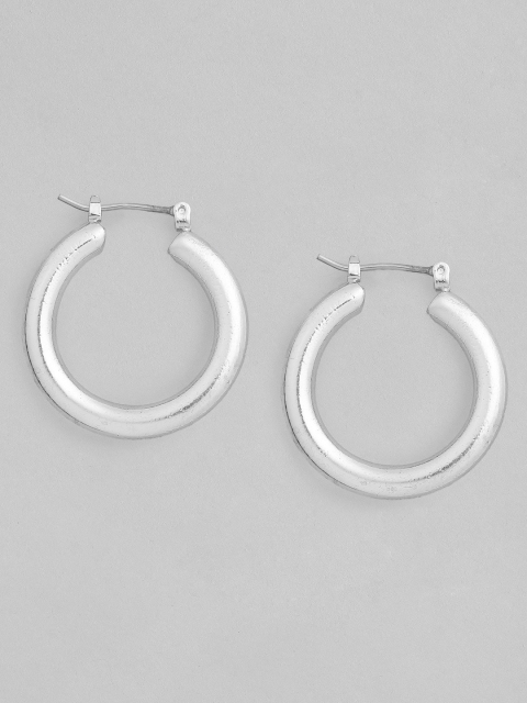 

Accessorize Silver-Toned Circular Hoop Earrings