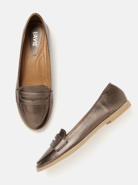 

Lavie Women Bronze-Toned Loafers