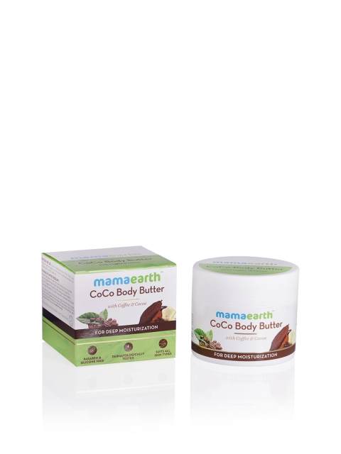 

Mamaearth Unisex Coco Sustainable Body Butter with Coffee Cocoa For Deep Moisturization 200 g, Beige