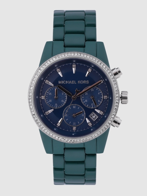 

Michael Kors RITZ Women Navy Blue Analogue Watch MK6722