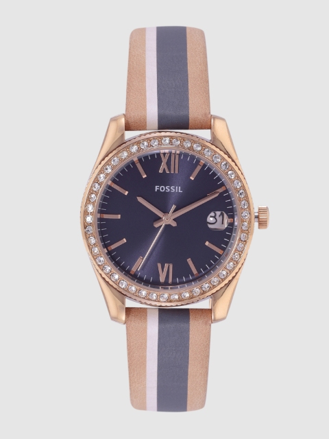 

Fossil Women Navy Blue Analogue Watch ES4594