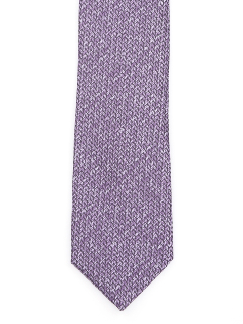 

Louis Philippe Purple Woven Design Broad Tie
