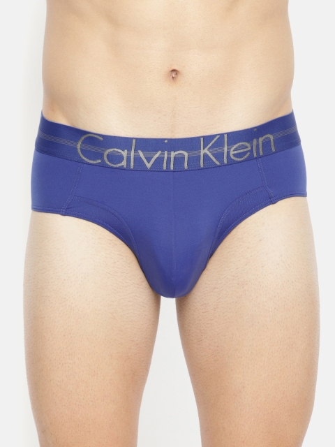 

Calvin Klein Underwear Men Blue Solid Briefs NB14851LQ