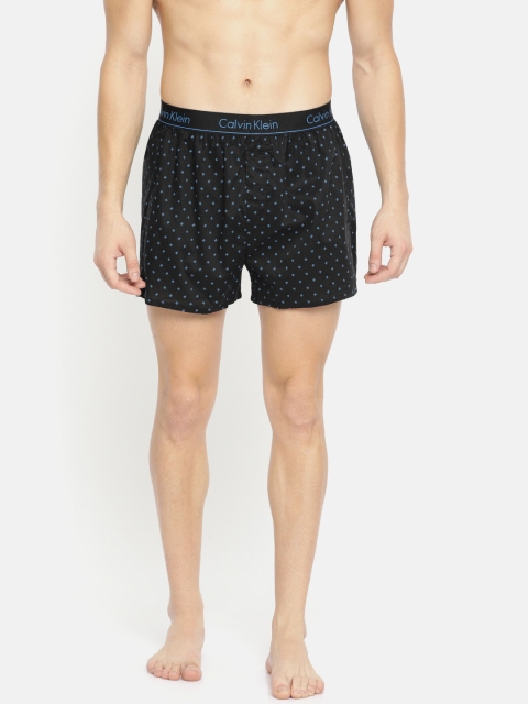 

Calvin Klein Underwear Men Black & Blue Printed Boxers NB15240PU