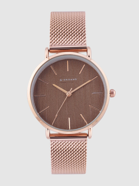 

GIORDANO Women Brown Analogue Watch C2172-22
