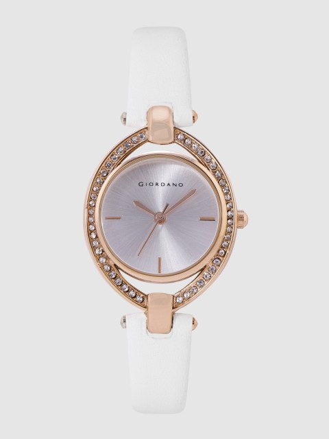 

GIORDANO Women Off-White Analogue Watch C2167-02-