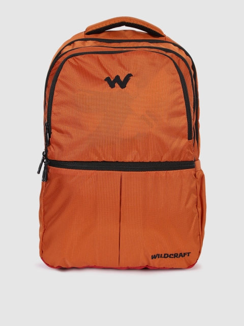 

Wildcraft Unisex Orange Solid Backpack