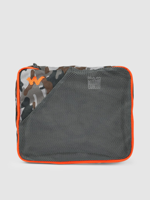

Wildcraft Unisex Grey & Brown Ultra Light Water Resistant Travel Pac n Go Cube L
