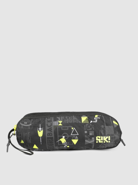 

Wildcraft Unisex Black & Green Printed Wiki Peco 2 Travel Pouch