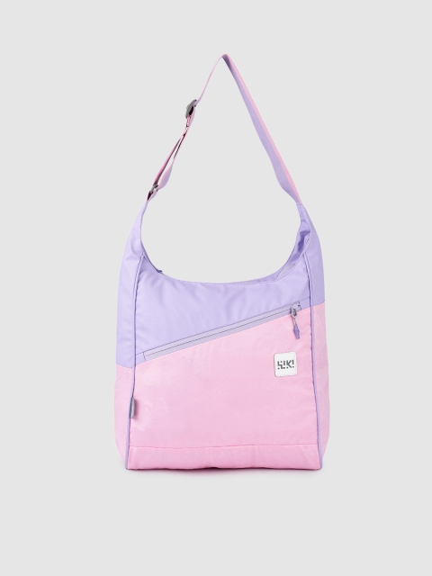 

Wildcraft Unisex Pink & Violet Colourblocked Cross-Body M Messenger Bag