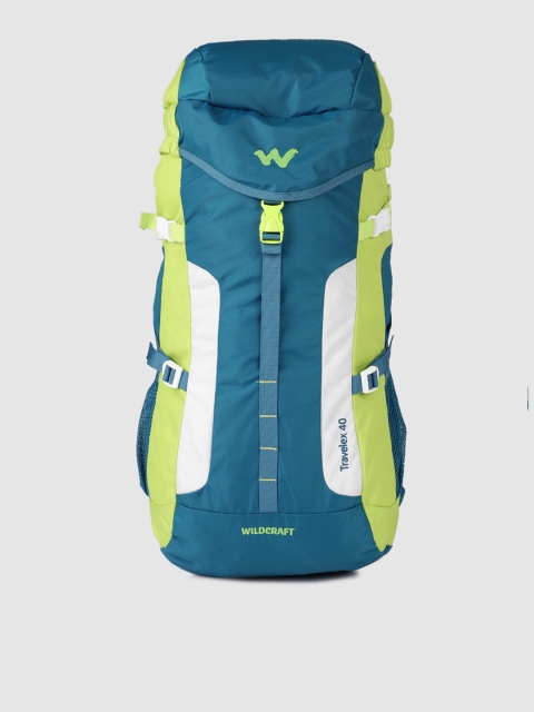 

Wildcraft Unisex Green & Blue Travelex 40 Large Rucksack