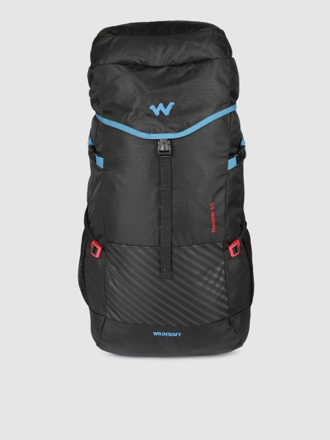 

Wildcraft Unisex Black Roadster 50 Printed Rucksack