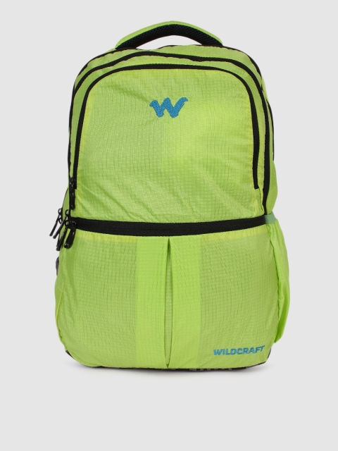 

Wildcraft Unisex Lime Green Solid Backpack