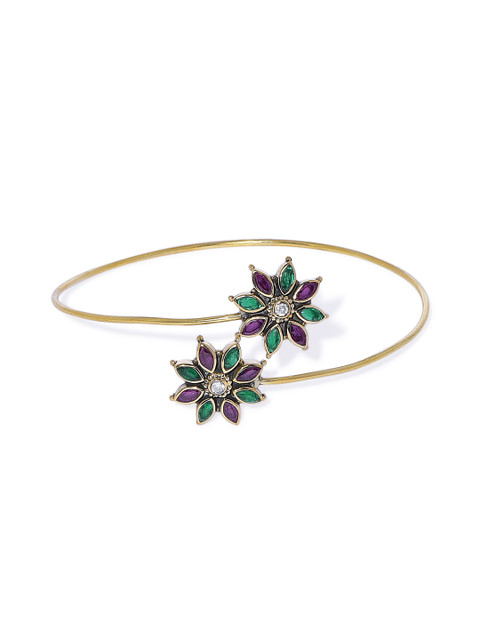 

AccessHer Gold-Toned Handcrafted Anitque Gold Armlet