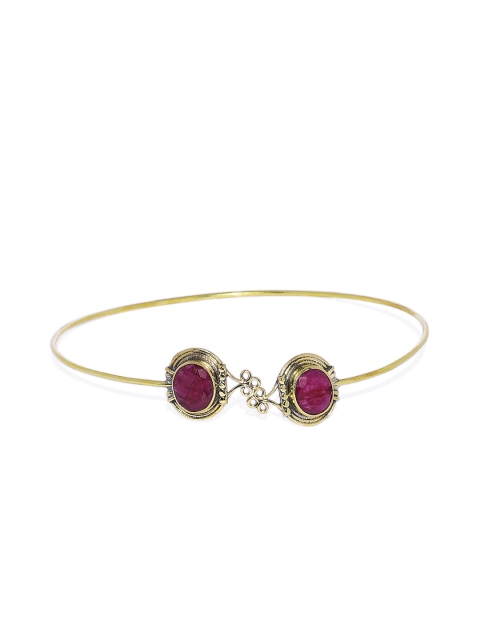 

AccessHer Gold-Toned Handcrafted Anitque Gold Armlet