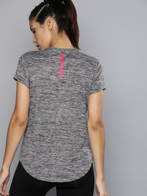 

Cultsport Women Grey Solid Round Neck Training T-shirt
