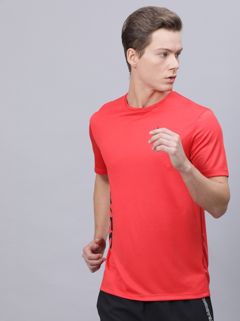 

Cultsport Men Red Printed Round Neck T-shirt