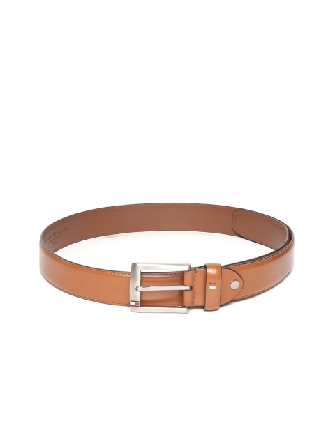 

Tommy Hilfiger Men Tan Brown Solid Leather Belt