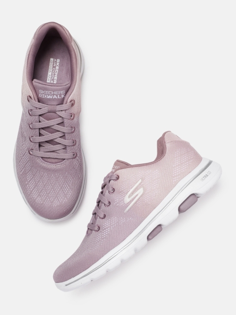 

Skechers Women Mauve GO WALK 5 Walking Shoes